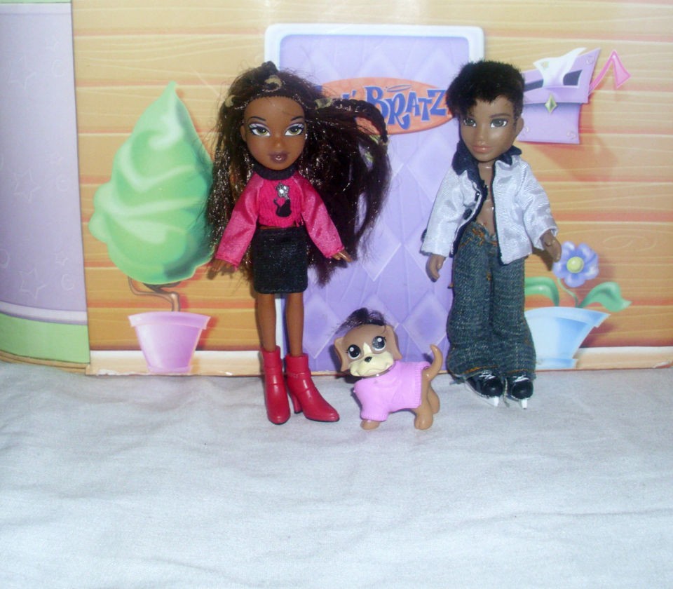 Lil Bratz Loungin Loft House & bratz boy & girl & dog * Uniquex