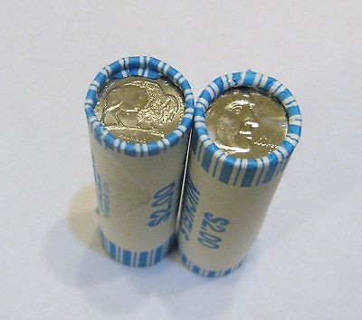 2005 P&D BISON/BUFFALO JEFFERSON NICKEL *BU ROLL SET* HEADS/TAILS