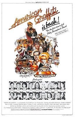 American Graffiti POSTER Ron Howard Harrison Ford Hot Rod Muscle Car 