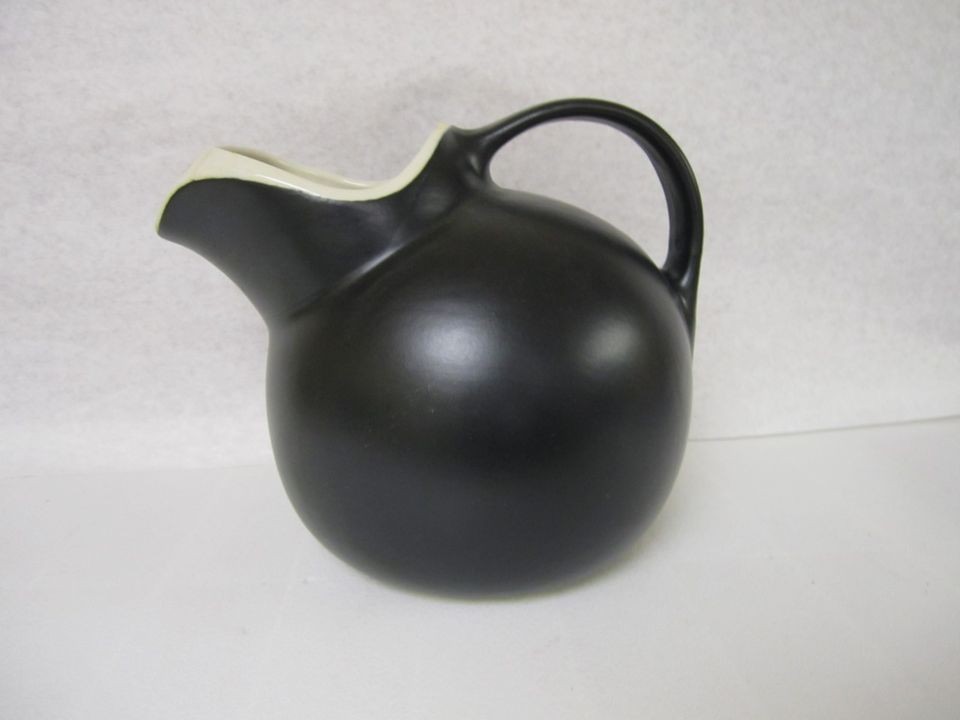 Rare Vintage Coors Black Velvet Ball Pitcher Ice Lip