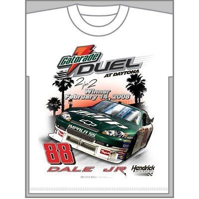 2008 Dale Earnhardt Jr. Gatorade Duel Win (LARGE) T Shirt  Chase