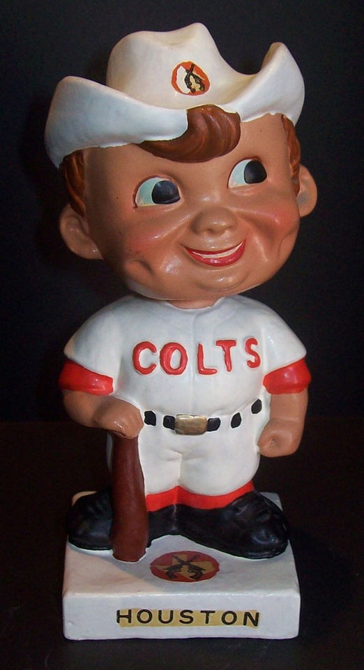   62 HOUSTON COLT .45s BOBBLE   VINTAGE MLB BASEBALL NODDER BobbleHead