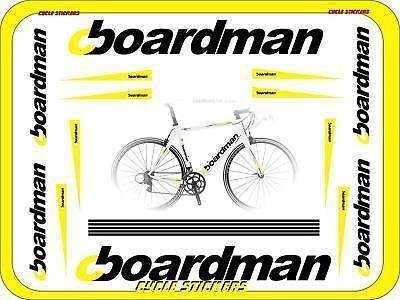 boardman road bikes limited edition full sticker set