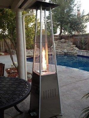 BONFIRE lava flame fire Patio Garden propane Gas outdoor Heater