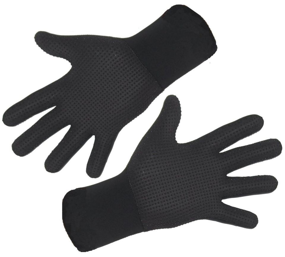 Titanium 3mm wetsuit gloves Stretchy neoprene   warm 