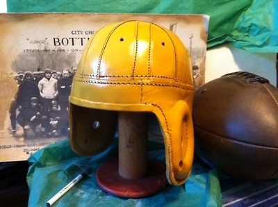 1940 GreenBay Packer Style Leather Football helmet Hudson, Canadeo 