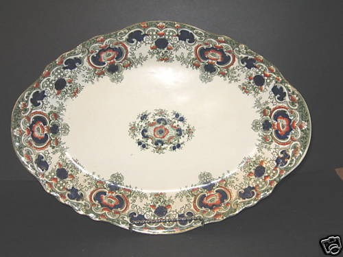 DUNN BENNETT & CO.   RAVENS CLIFFE   COBALT   PLATTER