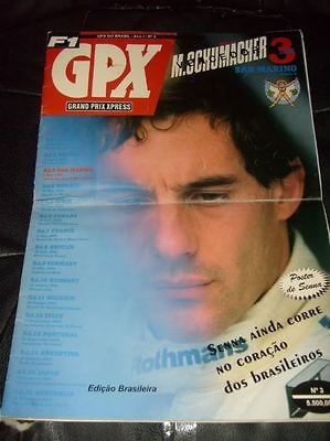 AYRTON SENNA GPX BRAZIL MAGAZINE SPECIAL 1994