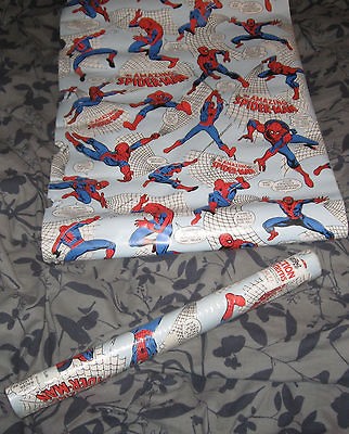 NEW IN PACKAGE VINTAGE SPIDERMAN COMICS PEEL AND STICK WALL PAPER