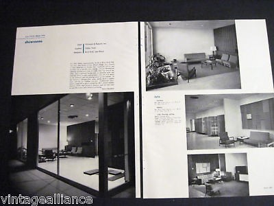 Showroom of Boris Kroll & Jens Risom Dallas 50s Article