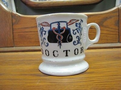 Antique Occupational Doctors Shaving Mug Circ. 1900s