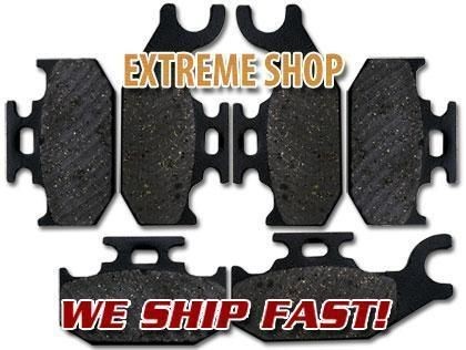 Bombardier Front Rear Brake Pads DS 650 Baja 2000 2001 2002 2003 2004 