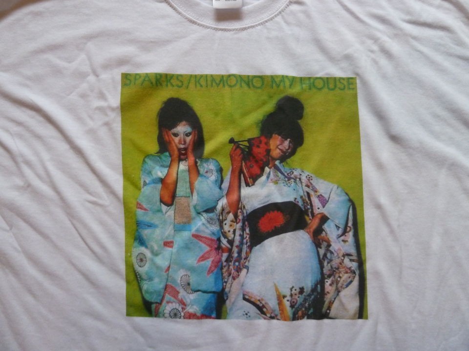 SPARKS KIMONO MY HOUSE T SHIRT ROXY MUSIC GLAM RUSS MAEL RON MAEL