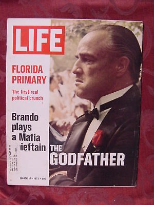 LIFE March 10 1972 3/10/72 MARLON BRANDO THE GODFATHER