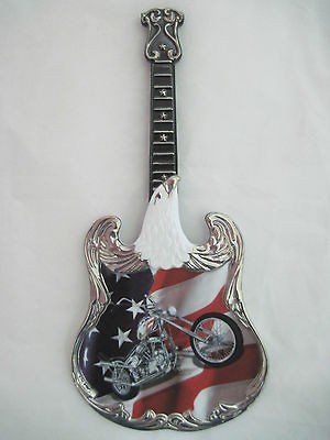 The Bradford Exchange, Born To Be Free Eagle Guitar Collector Plate 