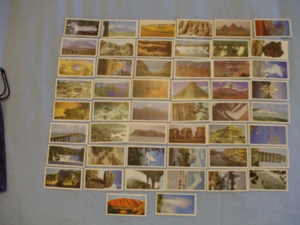 BROOKE BOND TEA CARDSFEATURES OF THE WORLD 1984BUY INDIVIDUALLY NOs 