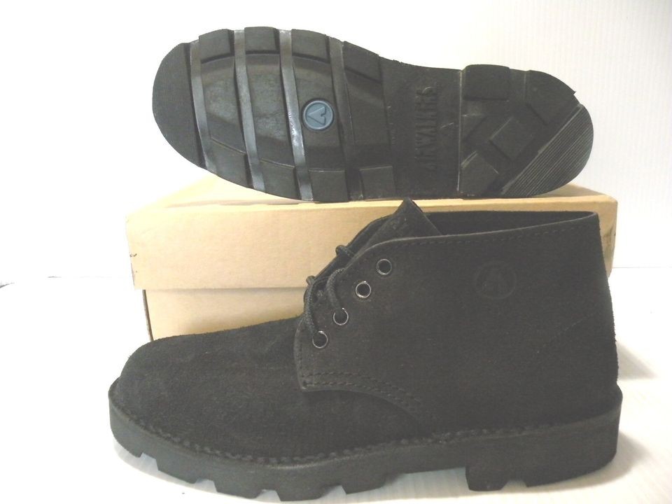 AIRWALK BORDER BOOT VINTAGE SNEAKERS MEN SHOES BLACK 1805 SIZE 7 NEW 