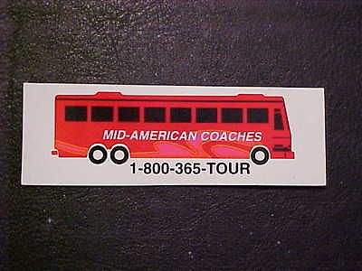   Magnet of Mid American (Missouri) Motor Coach Industries MCI Bus