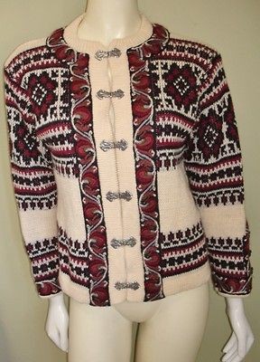 NORDSTRIKK Norwegian Wool Knit Cardigan Sweater medium M