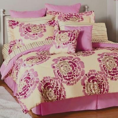 NEW LOUISA CALIFORNIA KING 14PC BED SET COMFORTER SHEETS PILLOWS 