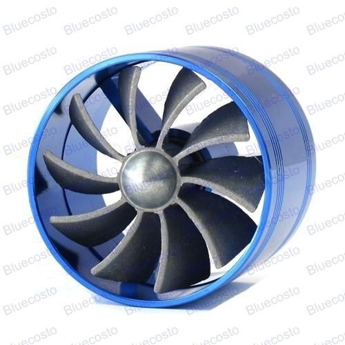 Universal Car Fuel Gas Saver Supercharger Turbine Turbo Charger Air 