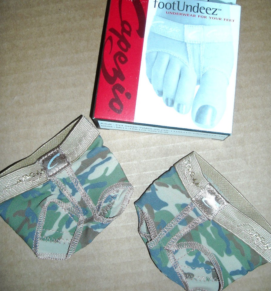 NEW CAPEZIO FOOT UNDEEZ DANCE MODERN LYRICAL H07 CAMO