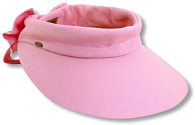 Dorfman Pacific v25 Womens 100% Cotton Bow/Tails Visor Various Colors