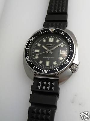 Seiko Marinemaster Prospex 20mm rubber waffle fits 6105