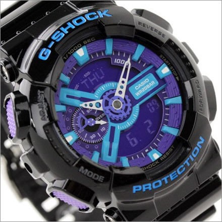 NEW CASIO G SHOCK GA 110HC 1AER **HYPER COLORS**