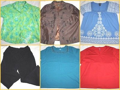   SIZE CLOTHES LOT = SIZE 3X 22 24 = LANE BRYANT LIZ & ME DRESS BARN