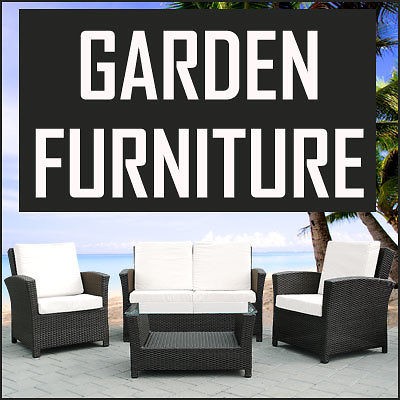   OUTDOOR FURNITURE SET CONSERVATORY BALCONY WICKER RESIN GARDEN PATIO