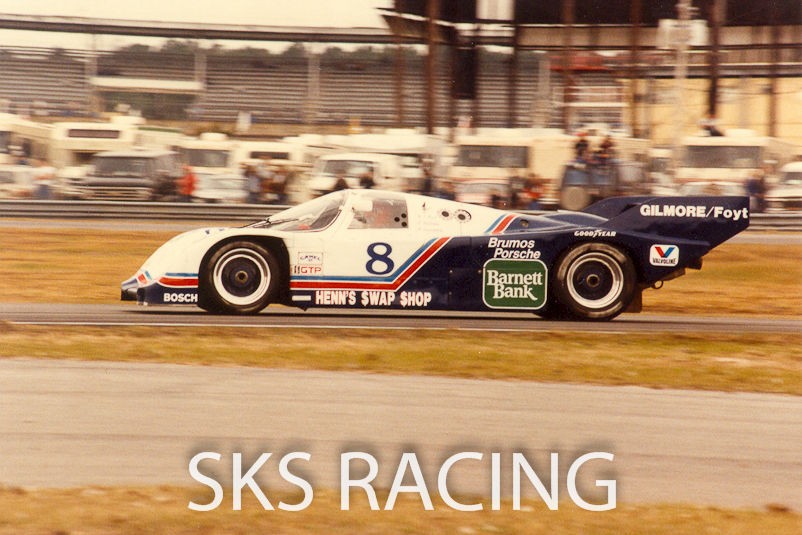   HOURS OF DAYTONA #8 HENNS SWAP SHOP PORSCHE DANNY SULLIVAN A.J. FOYT