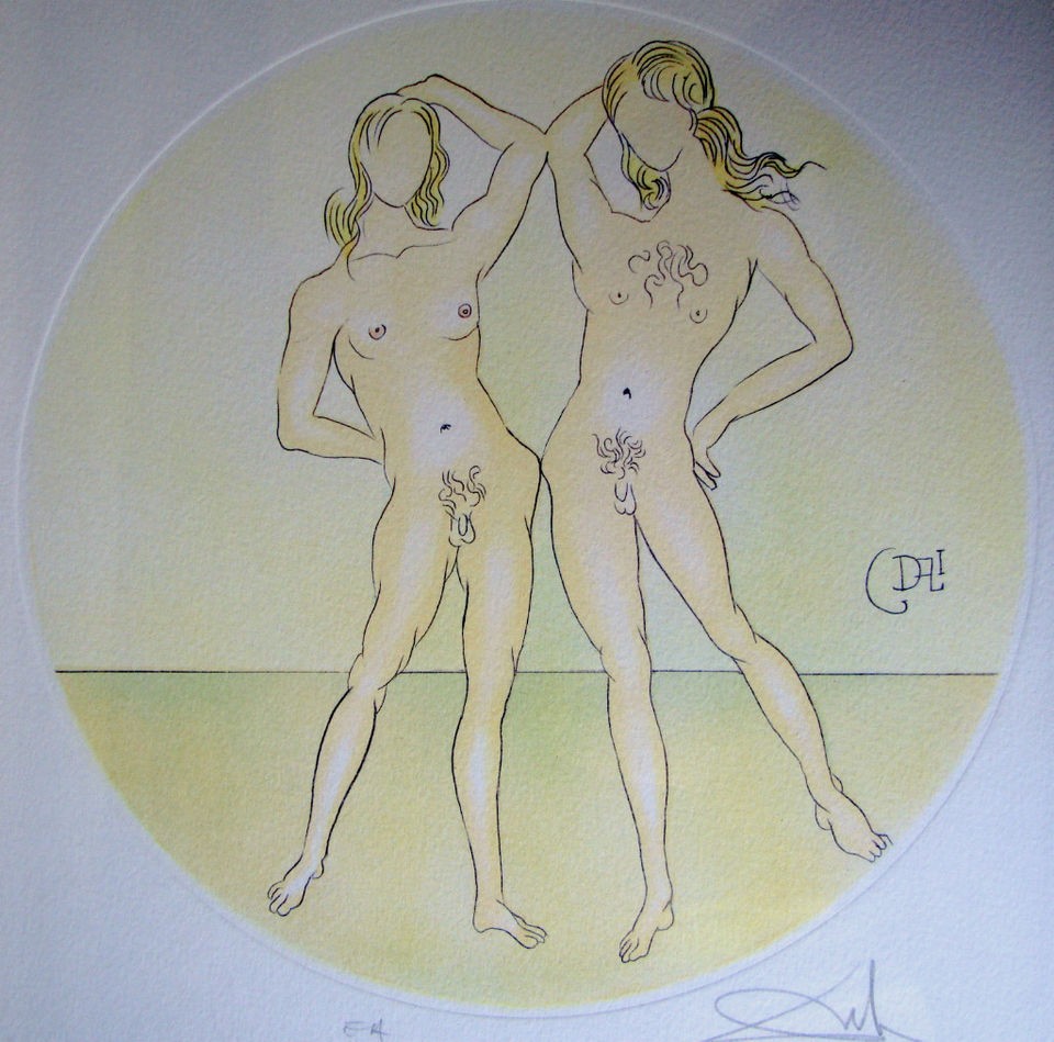 SINGLE EA▇ RARE IMMACULATE▇LITHOGRAPHY▇ SALVADOR DALI ▇ZODIAC 