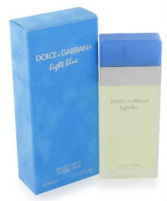 DOLCE & GABBANA LIGHT BLUE PERFUME 100ML EAU DE TOILETTE VAPORISATEUR 