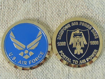 USAF United States Air Force SAMPSON AIR FORCE BASE 1950 56 Challenge 