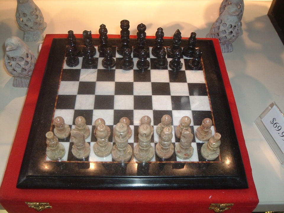 12 x 12 Handcrafted Solid Marble Chess set