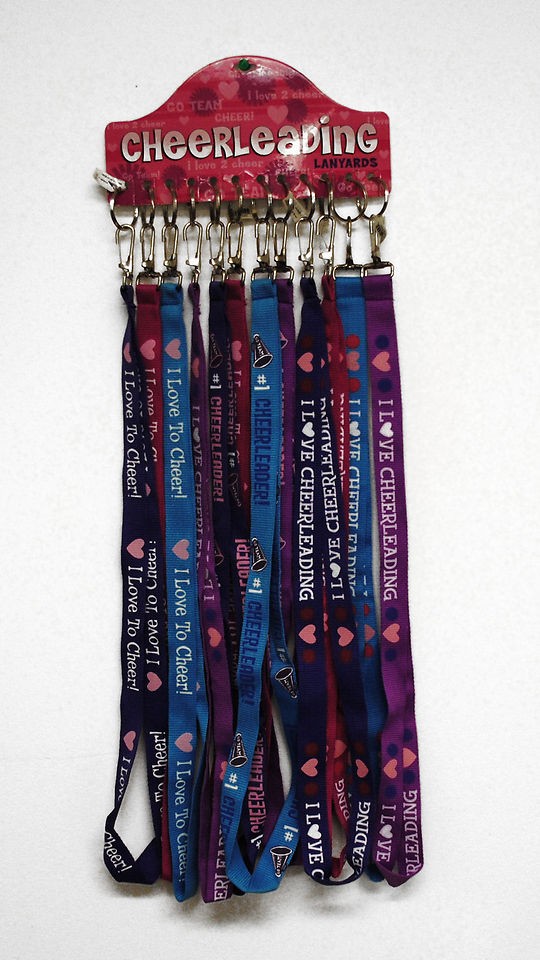 12 Cheerleading Cheer KeyChain Lanyard