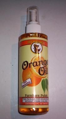 ORANGE OIL SPRAY WOOD FURNITURE POLISH CARE 1/2 pt/8 oz