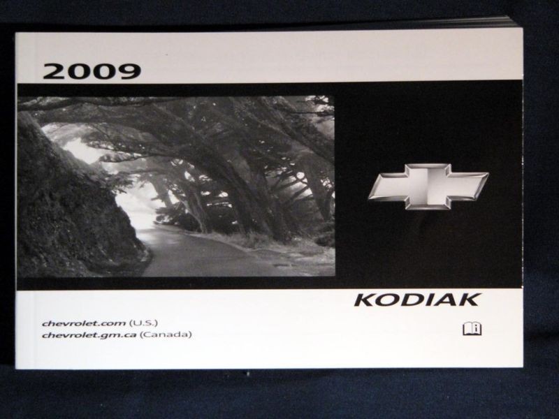 2009 Chevrolet Kodiak Factory Owners Manual 09 New