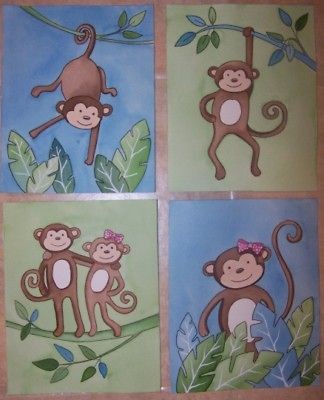 MONKEY BEDDING BEDROOM M FOR BATHROOM TOWELS TARGET BABY KIDS ART