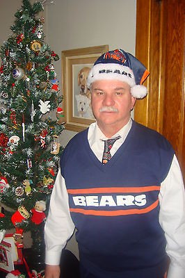 CHICAGO BEARS SWEATER VEST DITKA Da Bears superfan SNL costume