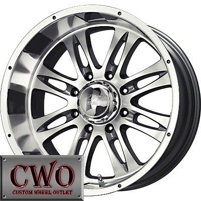   MB Gunner 8 Wheels Rims 8x165.1 8 Lug Chevy GMC Dodge 2500 2500HD