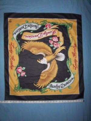 Harley Davidson Motor Cycles Scarf Lady Harley Eagle , Roses