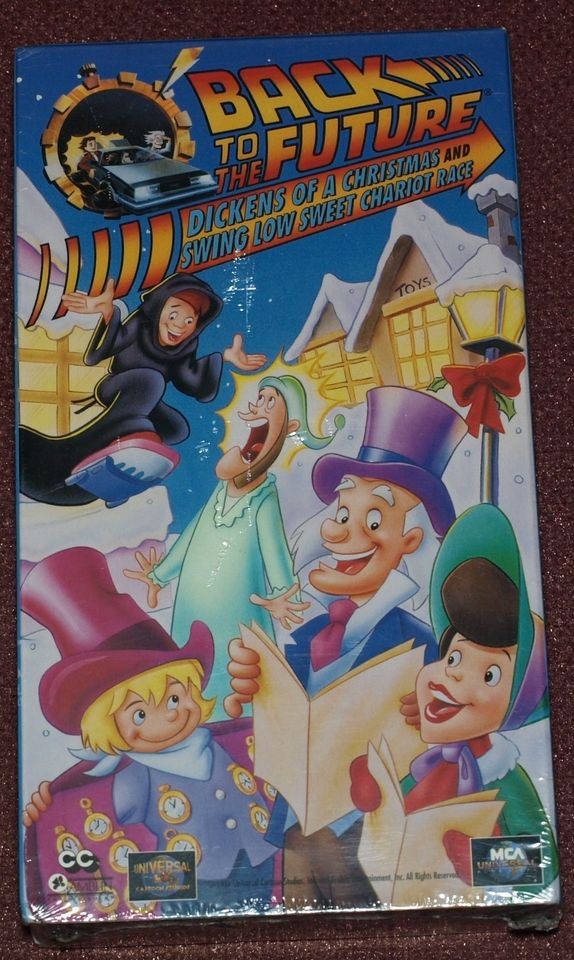 NEW Factory Sealed BACK TO THE FUTURE Animation TV Dickens Christmas 