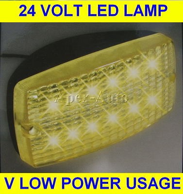 24v volt Led Blue Day Lamp Light for Truck Lorry HGV Spot Bus Lighting 