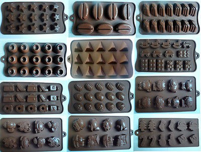   Silicone Chocolate Mold Candy Ice Jelly Mold Christmas,Anim​al,Plane