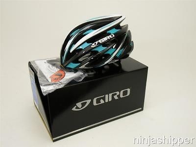 2012 Giro Aeon Black and Turquoise Bicycle Helmet   Small   NEW
