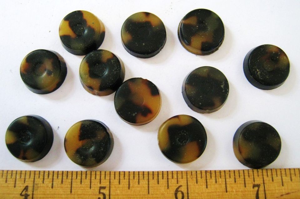   LUCITE TORTOISE17mm ROUNDS UNPOLISHED CABOCHONS CUT FROM FULL SHEETS