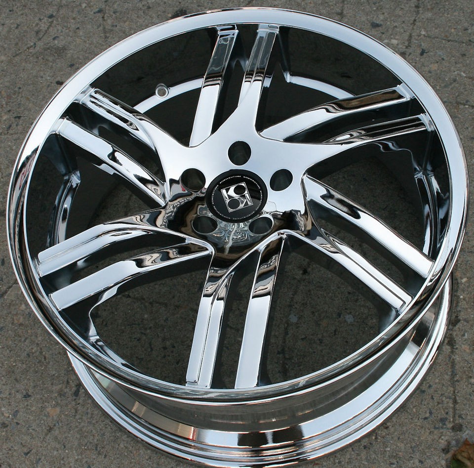   SPLINE 20 CHROME RIMS WHEELS PONTIAC G6 COBALT SS/ 20 X 8.5 5H +38