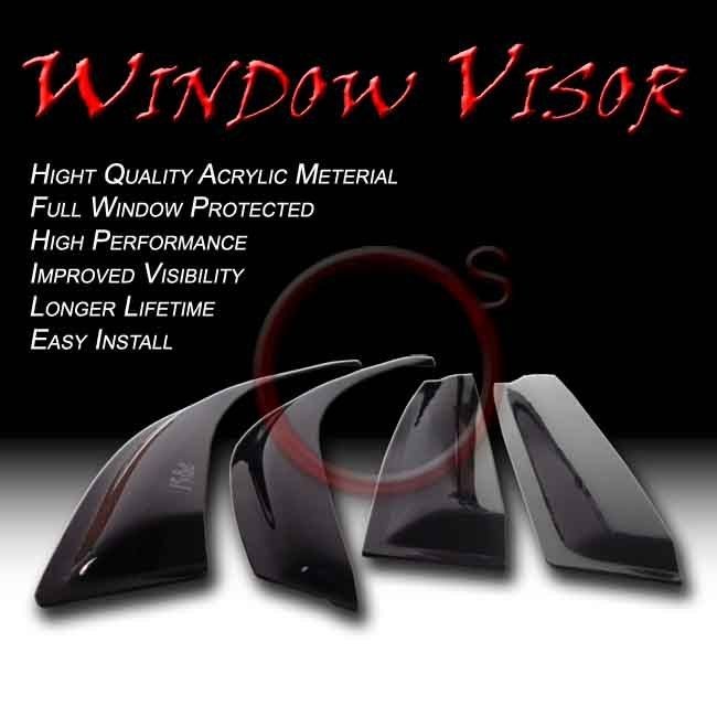 Honda Accord Sedan/4Dr 03 07 Window Vent Shade Acrylic Guard Visors DX 